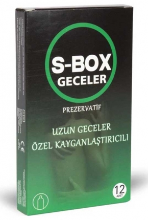 S-Box zel Kayganlatrcl Prezervatif 12'li